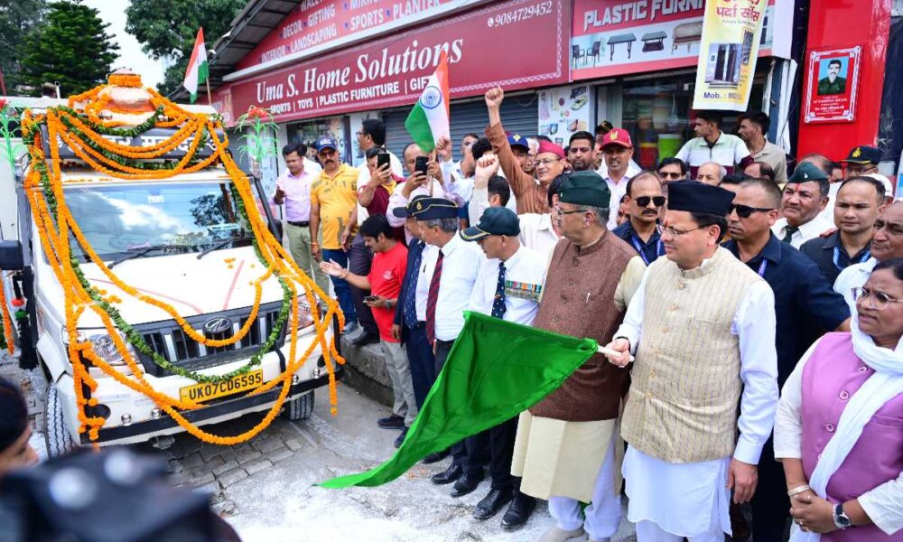 मुख्यमंत्री ने किया शहीद सम्मान यात्रा 2 का शुभारम्भ