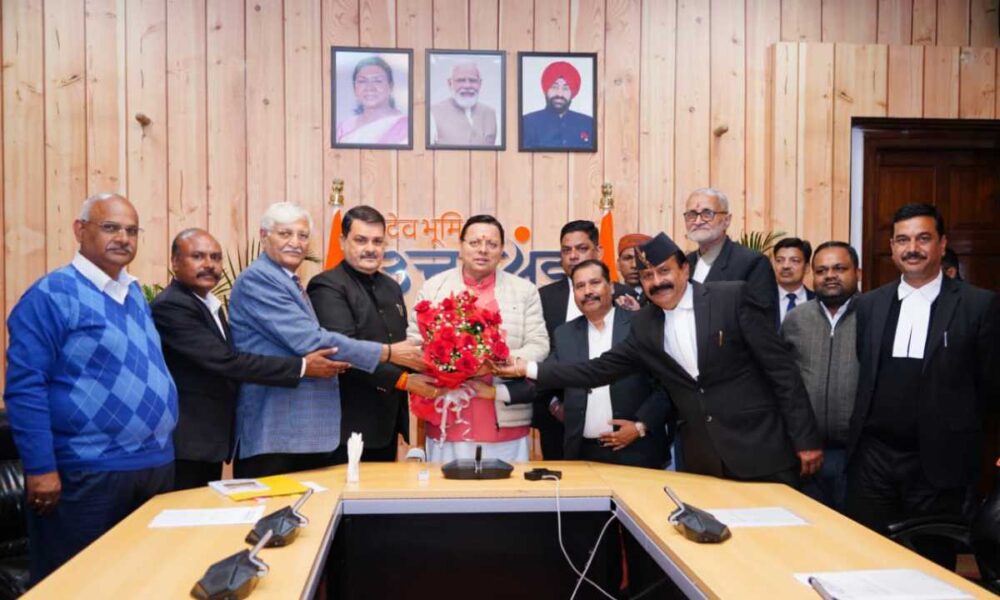 मुख्यमंत्री ने दिया बार एसोसिएशन की विभिन्न समस्याओं के समाधान का आश्वासन